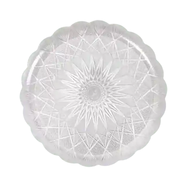 صورة صحن كريستال بلاستيك 36سم