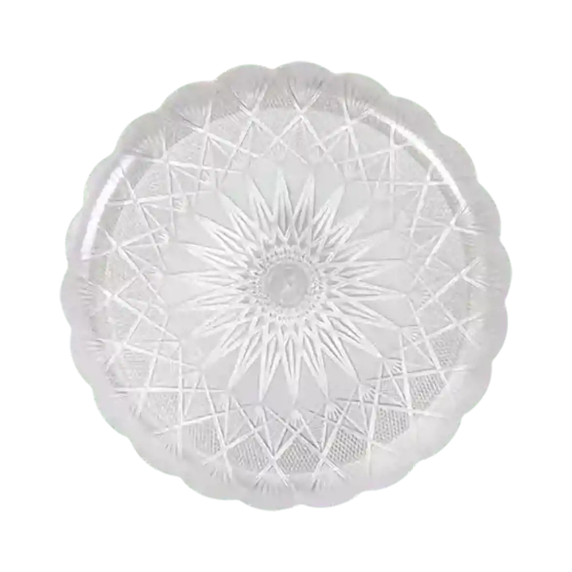 صورة صحن كريستال بلاستيك 33سم