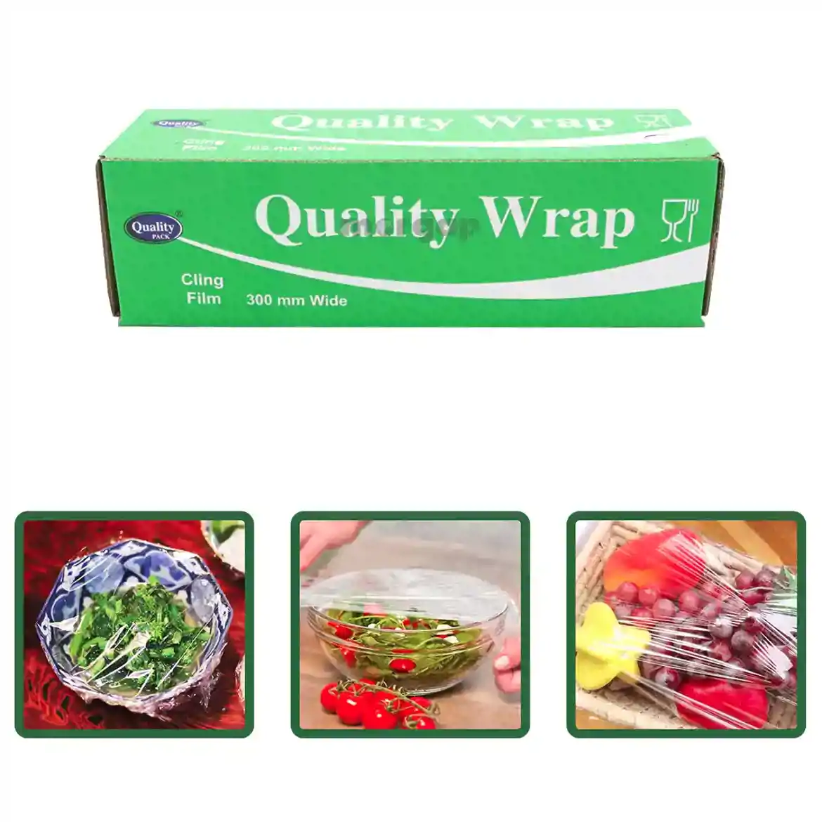 صورة نايلون تغليف شفاف ٣٠٠ملم ٦٠٠جرام