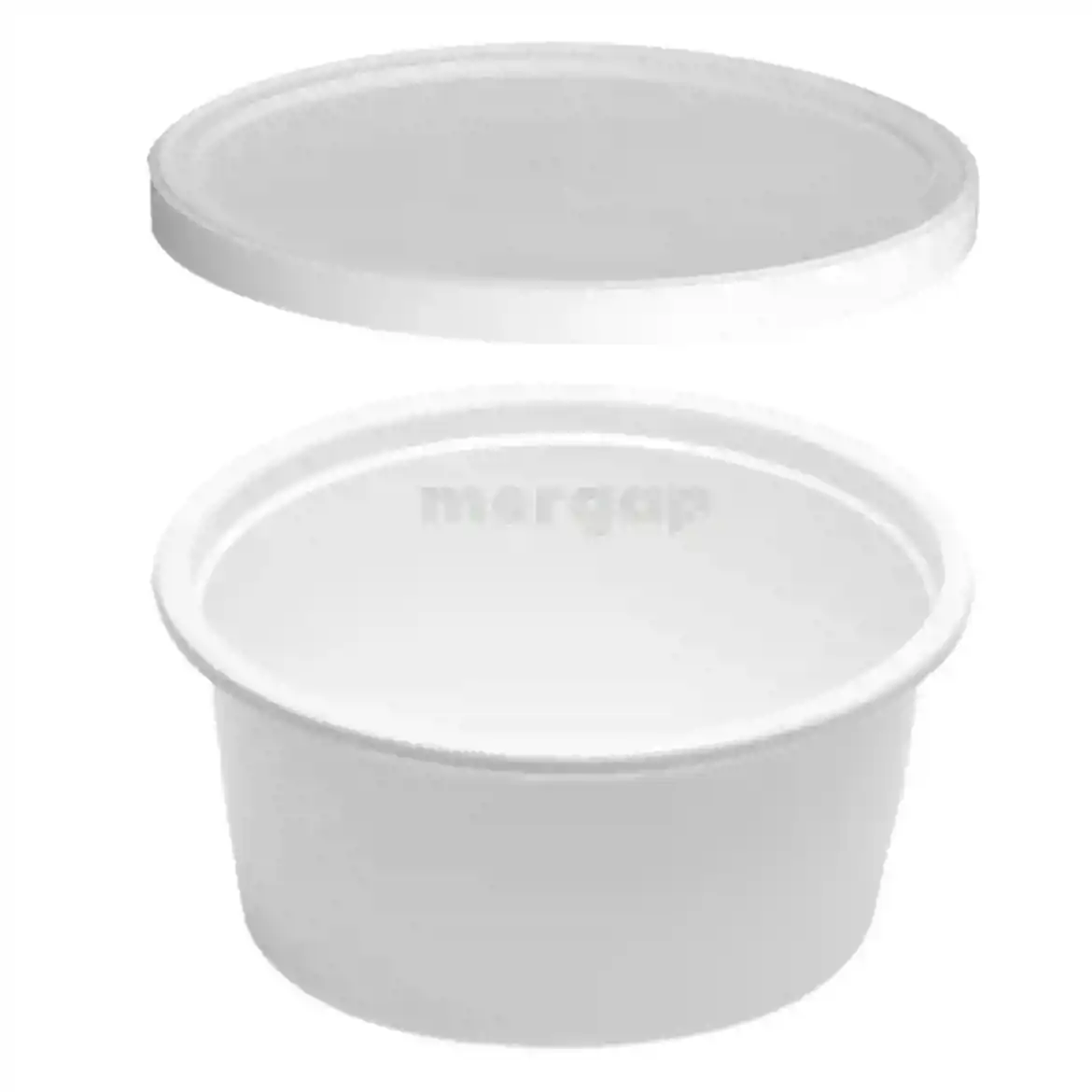 صورة علب بلاستيك بيضاء 500