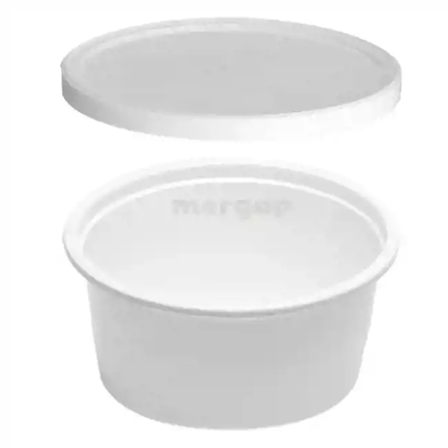 صورة علب بلاستيك بيضاء 500