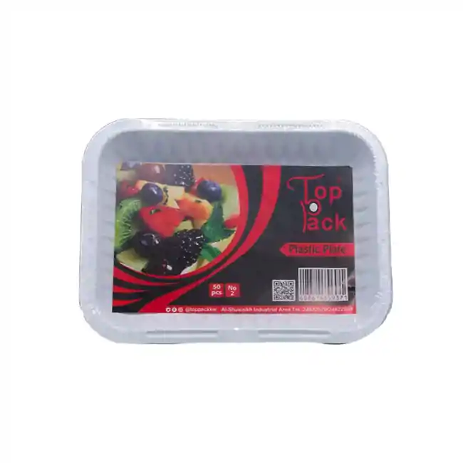 صورة صحن بلاستيك مستطيل رقم ٢