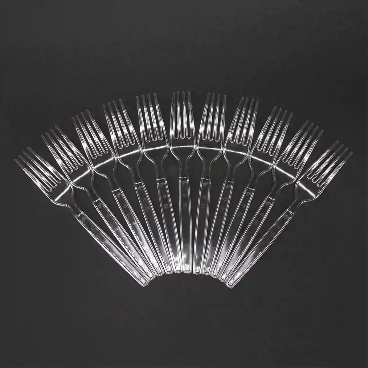 صورة شوك شفافه 190ملي 50 حبة