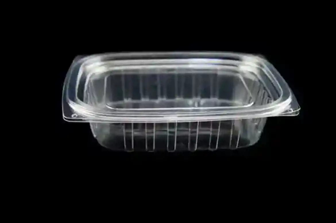 صورة علبة مربعة بلاستك شفاف 8 اونز