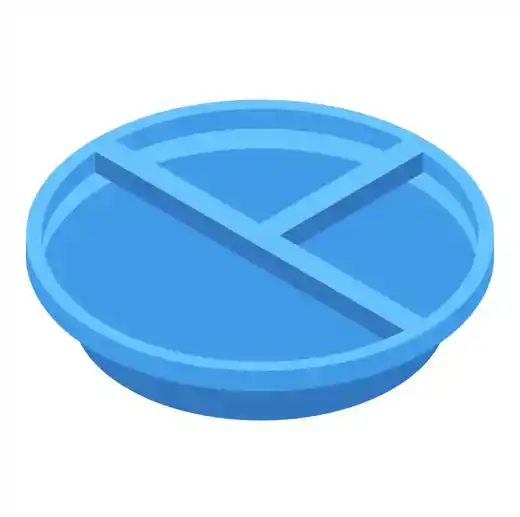 صورة لقسم صحون بلاستيكية 