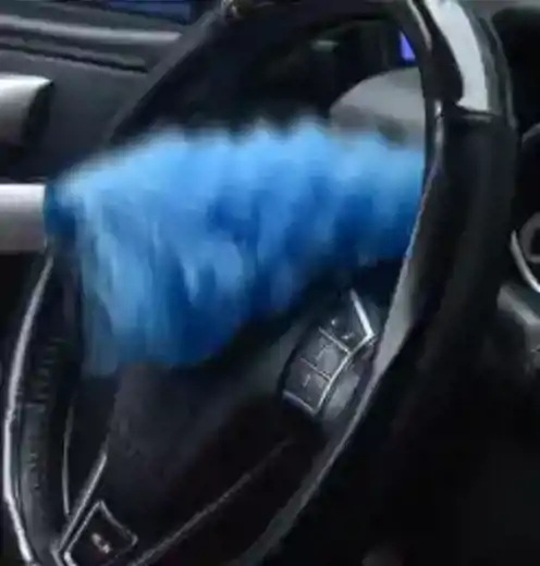 صورة فرشاة منفضة ريش كهربائية تلسكوبية قابلة للتعديل للتنظيف