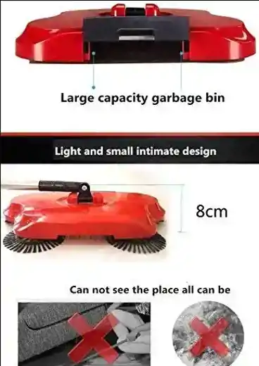 صورة Plastic Sweep Drag All-In-One Rotating Mop Cleaner