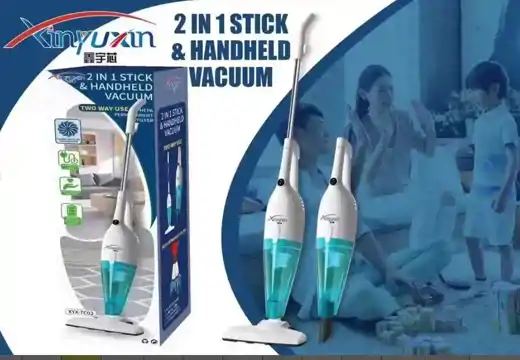 صورة مكنسة كهربائية محمولة وعصا