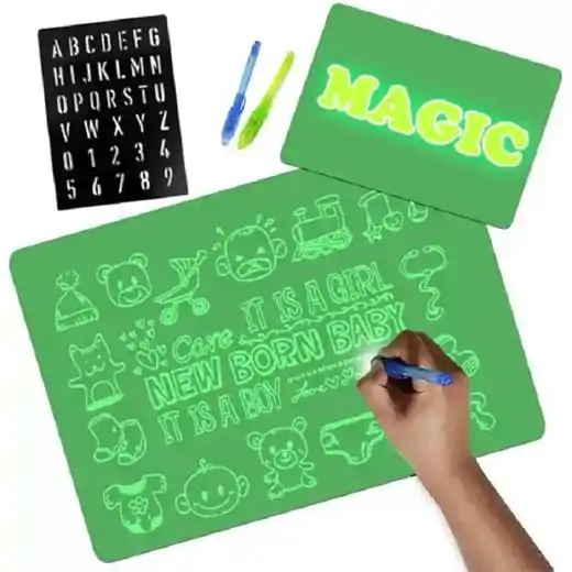 صورة لوحة الكتابة المشعة