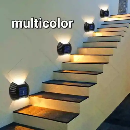 صورة مصباح الحائط يعمل بالطاقة الشمسية