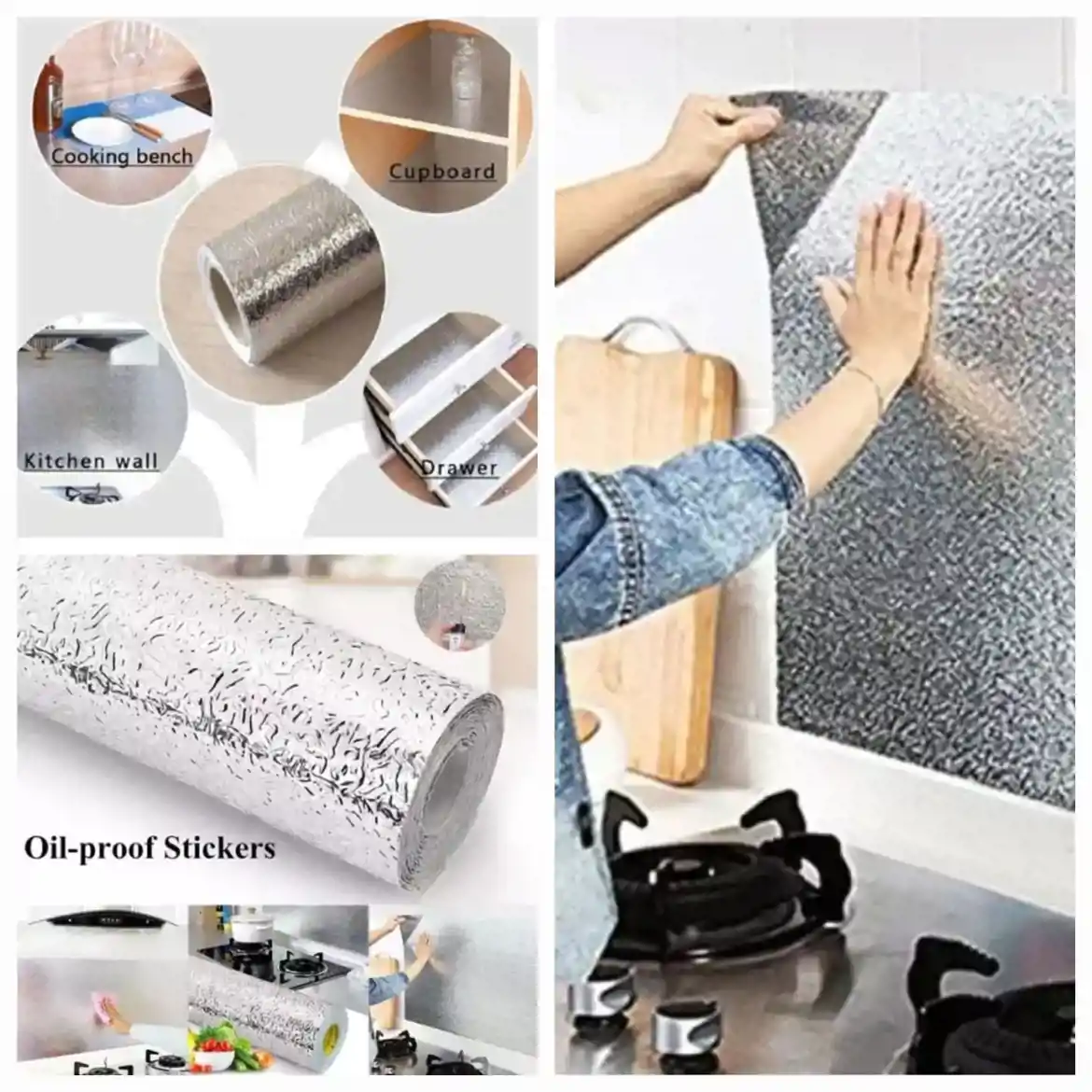 صورة ورق جدران  الألومنيوم  للمطبخ