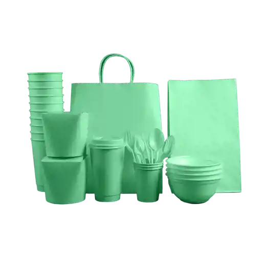 صورة لقسم منتجات ورقية و بلاستيكية