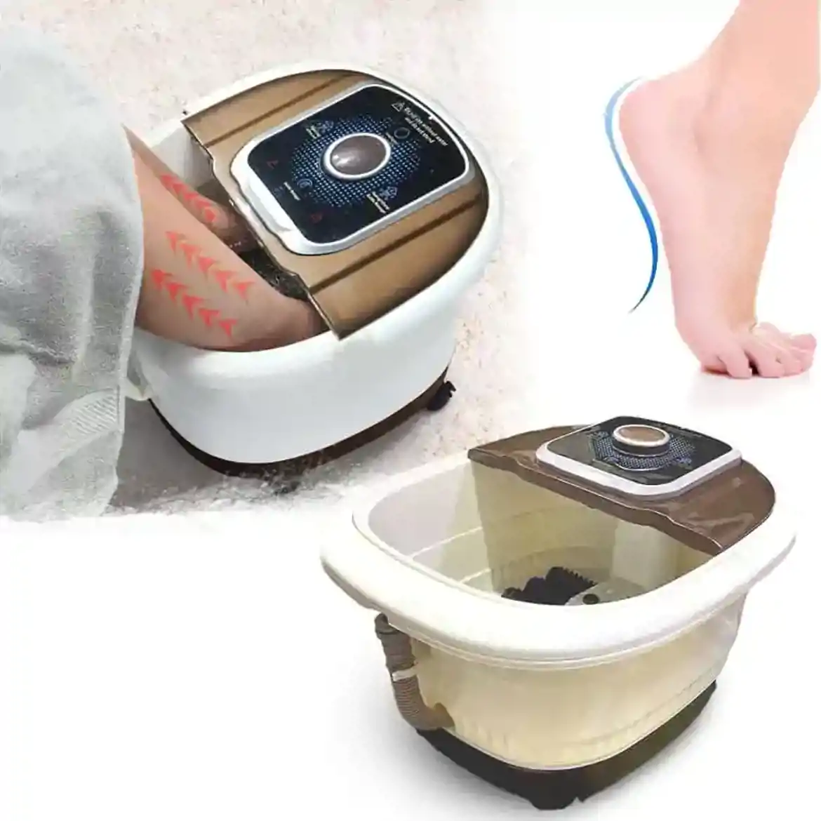 صورة جهاز تدليك كهربائي للقدمع حوض سبا 